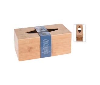 Θήκη για xαρτομάντηλα από bamboo 24,5x11,6x10,5εκ. Θήκη για xαρτομάντηλα από bamboo 24,5x11,6x10,5εκ.