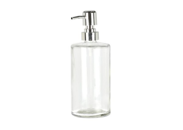 Dispenser υγρού σαπουνιού διάφανειο 400ml Ø7,5xY19,5εκ.