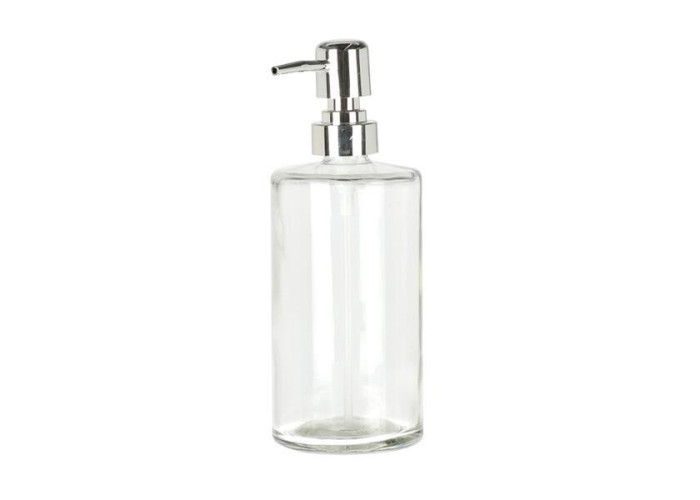 Dispenser υγρού σαπουνιού διάφανειο 400ml Ø7,5xY19,5εκ.