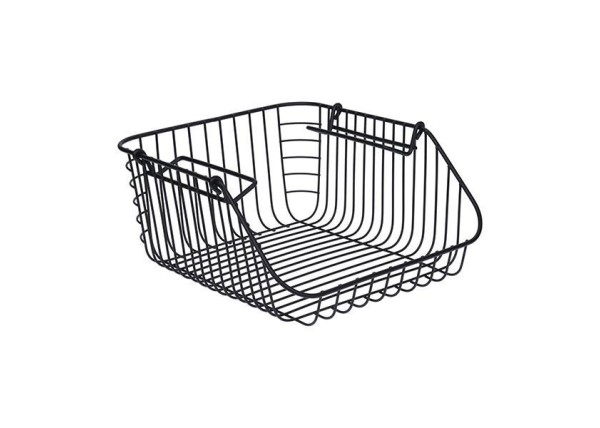 Καλάθι μεταλλικό μαύρο 30x27xY14εκ. Καλάθι μεταλλικό μαύρο 30x27xY14εκ.