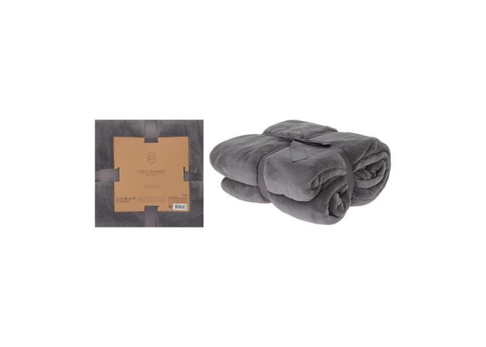 Ριχτάρι Fleece IΙ 180x230εκ. γκρι