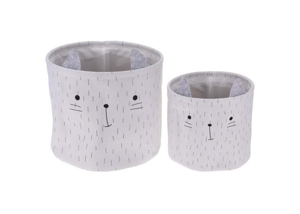 Καλάθια υφασμάτινα σετ 2 τμχ  Καλάθια υφασμάτινα σετ 2 τμχ