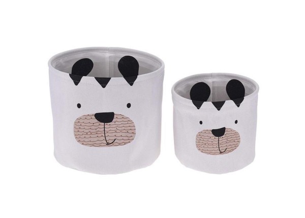 Καλάθια υφασμάτινα σετ 2 τμχ  Καλάθια υφασμάτινα σετ 2 τμχ