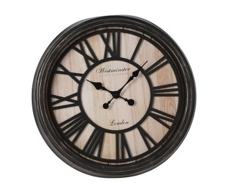 Ρολόι τοίχου μαύρο Ø50,6x5,5εκ. Ρολόι τοίχου μαύρο Ø50,6x5,5εκ.