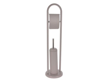 Χαρτοθήκη δαπέδου με ενσωματωμένο πιγκάλ μπεζ-καφέ Ø20,3xY70εκ Χαρτοθήκη δαπέδου με ενσωματωμένο πιγκάλ μπεζ-καφέ Ø20,3xY70εκ