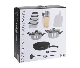 Σετ σκευών - εργαλείων μαγειρικής 18 τεμαχίων Σετ σκευών - εργαλείων μαγειρικής 18 τεμαχίων