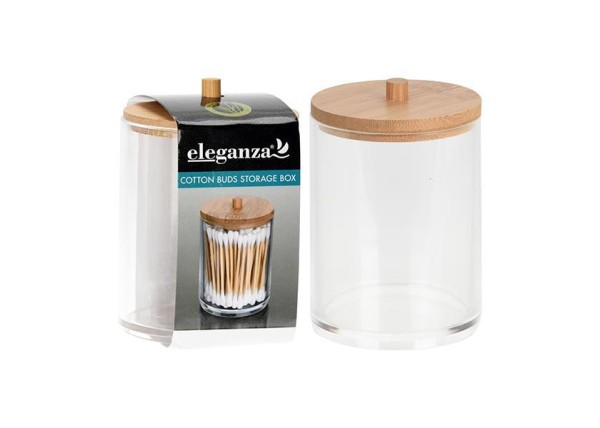 Θήκη για μπατονέτες ακρυλική διάφανη με bamboo καπάκι Ø7xY15εκ. Θήκη για μπατονέτες ακρυλική διάφανη με bamboo καπάκι Ø7xY15εκ.