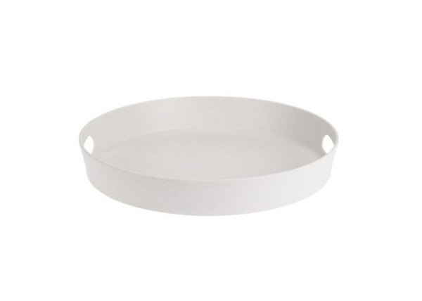 Δίσκος σερβιρίσματός από bamboo Ø30xY4εκ. λευκός Δίσκος σερβιρίσματός από bamboo Ø30xY4εκ. λευκός