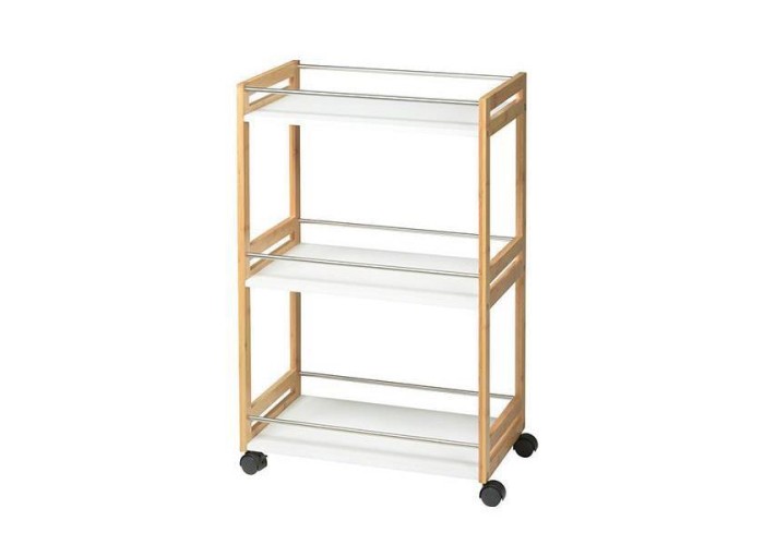 Τρόλεϊ Nextdeco 3 θέσεων μπαμπού 51x30xΥ80εκ. Τρόλεϊ Nextdeco 3 θέσεων μπαμπού 51x30xΥ80εκ.