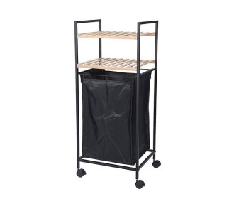 Καλάθι απλύτων Nextdeco με 2 ράφια 40lt Y89,5x38x32,5εκ. Καλάθι απλύτων Nextdeco με 2 ράφια 40lt Y89,5x38x32,5εκ.