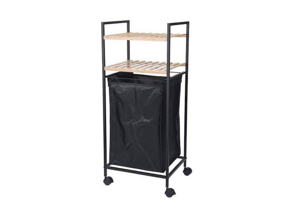 Καλάθι απλύτων Nextdeco με 2 ράφια 40lt Y89,5x38x32,5εκ. Καλάθι απλύτων Nextdeco με 2 ράφια 40lt Y89,5x38x32,5εκ.