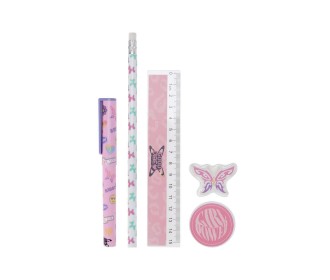 Σχολικό σετ 5 τεμαχίων monster Υ25x9,5x2εκ. Σχολικό σετ 5 τεμαχίων monster Υ25x9,5x2εκ.