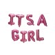 Σετ μπαλονιών -γράμματα It' s a girl Σετ μπαλονιών -γράμματα It' s a girl