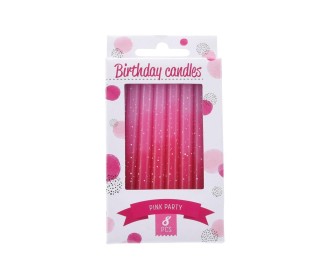 Κεράκια γενεθλίων φουξ σε blister 8τεμάχια Υ8εκ. Κεράκια γενεθλίων φουξ σε blister 8τεμάχια Υ8εκ.