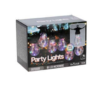 Διακοσμητική αλυσίδα 10 χρωματιστά φωτάκια Διακοσμητική αλυσίδα 10 χρωματιστά φωτάκια