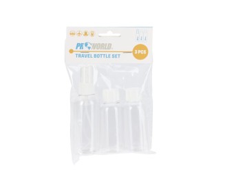 Σετ μπουκάλια ταξιδίου 3 τεμάχια Σετ μπουκάλια ταξιδίου 3 τεμάχια