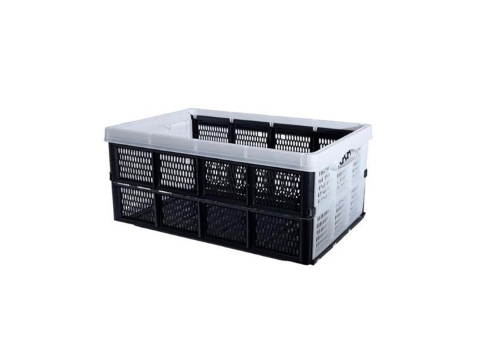 Πτυσσόμενο τελάρο αποθήκευσης λευκό 32l Υ24x48x35εκ. Πτυσσόμενο τελάρο αποθήκευσης λευκό 32l Υ24x48x35εκ.
