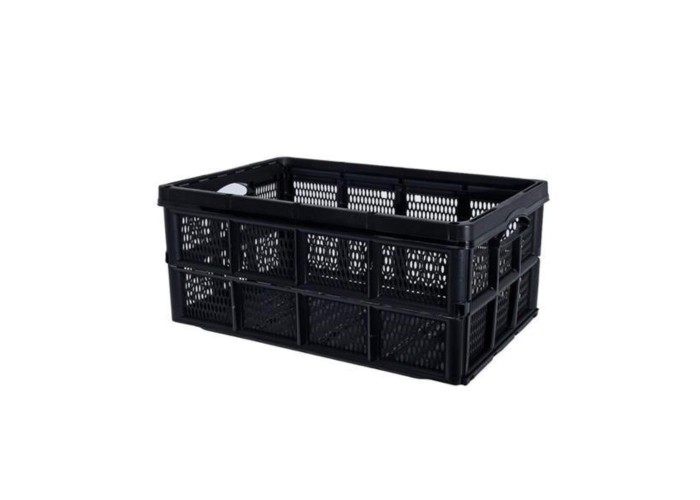 Πτυσσόμενο τελάρο αποθήκευσης μαύρο 32l Υ24x48x35εκ.