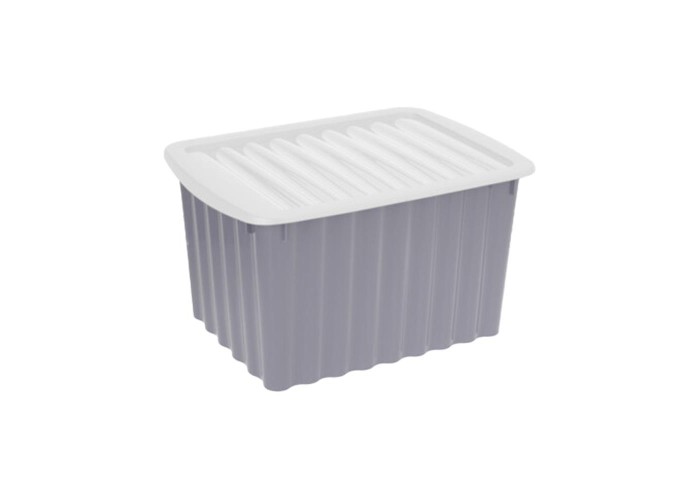 Κουτί αποθήκευσης γκρι Υ23x40x30εκ. Κουτί αποθήκευσης γκρι Υ23x40x30εκ.