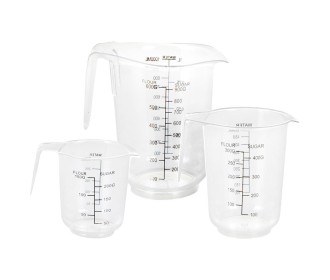 Σετ δοσομετρητή από πλαστικό 3 τεμάχια