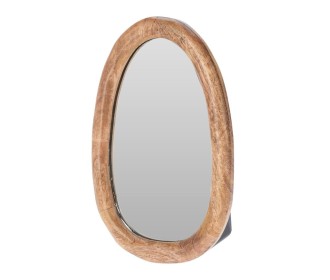 Καθρέφτης οβάλ Nextdeco I ξύλινος Υ23εκ.