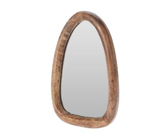 Καθρέφτης οβάλ Nextdeco II ξύλινος Υ23εκ.