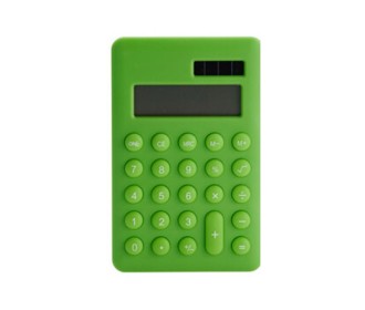 Κομπιουτεράκι 12 ψηφίων λαχανί 10x6,6x1,1εκ.