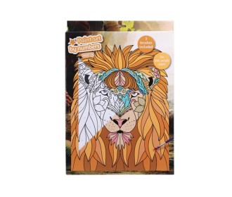 Ζωγραφική με αριθμούς σε καμβά λιοντάρι 30 x 40 εκ. Ζωγραφική με αριθμούς σε καμβά λιοντάρι 30 x 40 εκ.