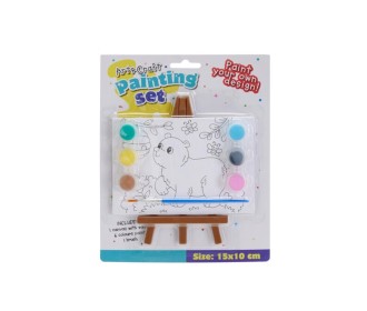 Καβαλέτο ξύλινο με τελάρο αρκούδα Υ15x15x2εκ. Καβαλέτο ξύλινο με τελάρο αρκούδα Υ15x15x2εκ.