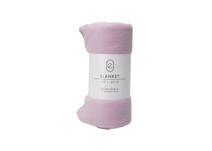 Κουβέρτα Fleece λιλά 130x160εκ.