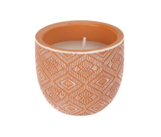 Αρωματικό κερί σιτρονέλα σε γλαστράκι terra diamond Υ7xØ6εκ. Αρωματικό κερί σιτρονέλα σε γλαστράκι terra diamond Υ7xØ6εκ.