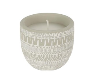 Αρωματικό κερί σιτρονέλα σε γλαστράκι grey ethnic Υ7xØ6εκ. Αρωματικό κερί σιτρονέλα σε γλαστράκι grey ethnic Υ7xØ6εκ.