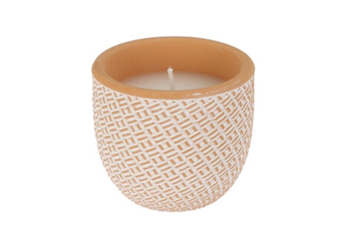 Αρωματικό κερί σιτρονέλα σε γλαστράκι soft terra stone Υ7xØ6εκ. Αρωματικό κερί σιτρονέλα σε γλαστράκι soft terra stone Υ7xØ6εκ.