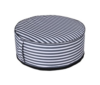 Πουφ φουσκωτό αδιάβροχο γκρι Y25xØ55εκ. Πουφ φουσκωτό αδιάβροχο γκρι Y25xØ55εκ.