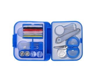 Σετ ραπτικής ταξιδιού πλαστικό μπλε κουτί 15 τεμάχια Υ21x10,5x1,5εκ. Σετ ραπτικής ταξιδιού πλαστικό μπλε κουτί 15 τεμάχια Υ21x10,5x1,5εκ.