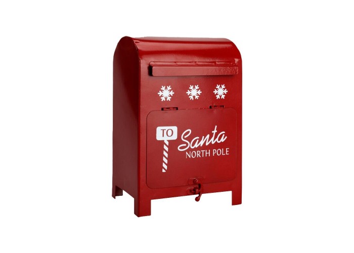 Χριστουγεννιάτικο γραμματοκιβώτιο Santa μεταλλικό κόκκινο Υ23x15x11,5εκ. Χριστουγεννιάτικο γραμματοκιβώτιο Santa μεταλλικό κόκκινο Υ23x15x11,5εκ.
