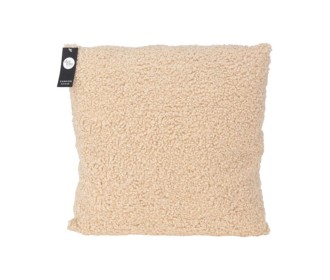 Μαξιλάρι διακοσμητικό τετράγωνο μπεζ 45x45εκ.