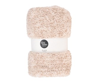 Κουβέρτα sherpa fleece μπεζ 150x200εκ.