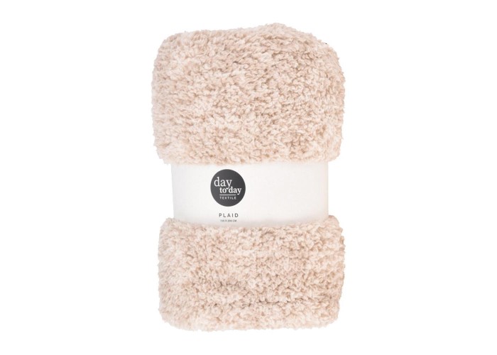 Κουβέρτα sherpa fleece μπεζ 150x200εκ. Κουβέρτα sherpa fleece μπεζ 150x200εκ.