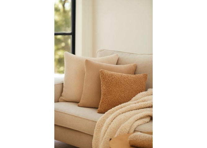 Κουβέρτα teddy fleece μπεζ 150x120εκ. Κουβέρτα teddy fleece μπεζ 150x120εκ.