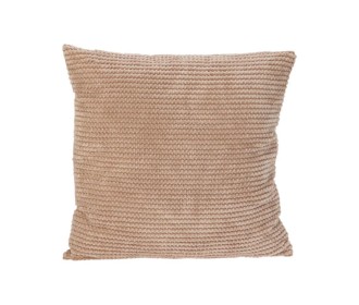 Μαξιλάρι διακοσμητικό με γραμμές εκρού 45x45εκ.