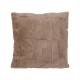Μαξιλάρι διακοσμητικό ανάγλυφη υφή καφέ 45x45εκ. Μαξιλάρι διακοσμητικό ανάγλυφη υφή καφέ 45x45εκ.