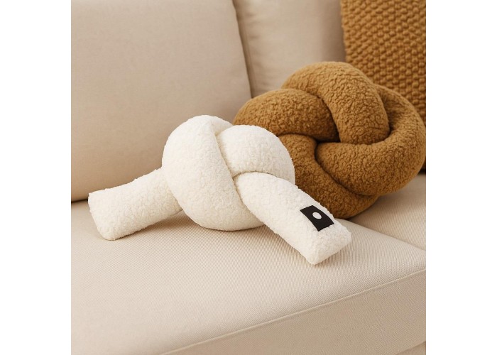 Μαξιλάρι κόμπος εκρού 150x12εκ. Μαξιλάρι κόμπος εκρού 150x12εκ.