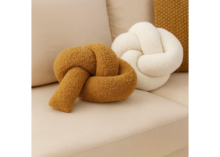 Μαξιλάρι κόμπος καφέ 150x12εκ. Μαξιλάρι κόμπος καφέ 150x12εκ.