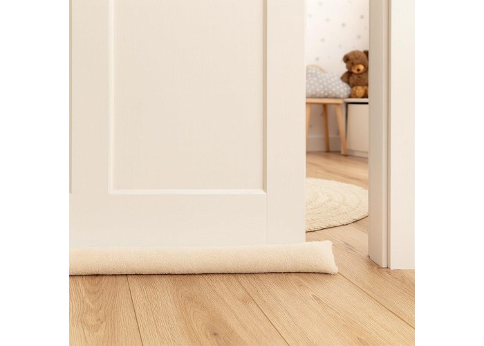 Στοπ αέρα γούνινη υφή μπεζ 90x12εκ. Στοπ αέρα γούνινη υφή μπεζ 90x12εκ.