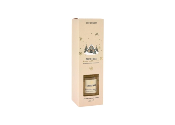 Αρωματικό χώρου diffuser Χριστουγεννιάτικο Bourbon Vanilla 100ml. Αρωματικό χώρου diffuser Χριστουγεννιάτικο Bourbon Vanilla 100ml.