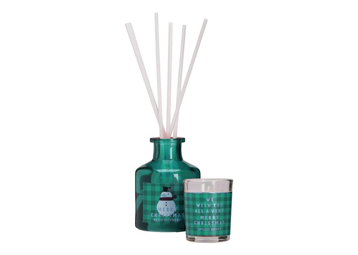 Σετ αρωματικό diffuser - κερί Χριστουγεννιάτικο Peacefull Woodland Σετ αρωματικό diffuser - κερί Χριστουγεννιάτικο Peacefull Woodland