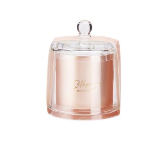 Αρωματικό κερί με γυάλινο κάλυμμα Silk Peony 9×8εκ.