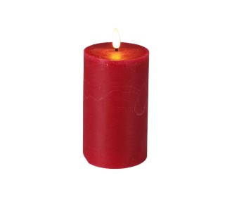 Κερί LED κόκκινο12,5εκ.