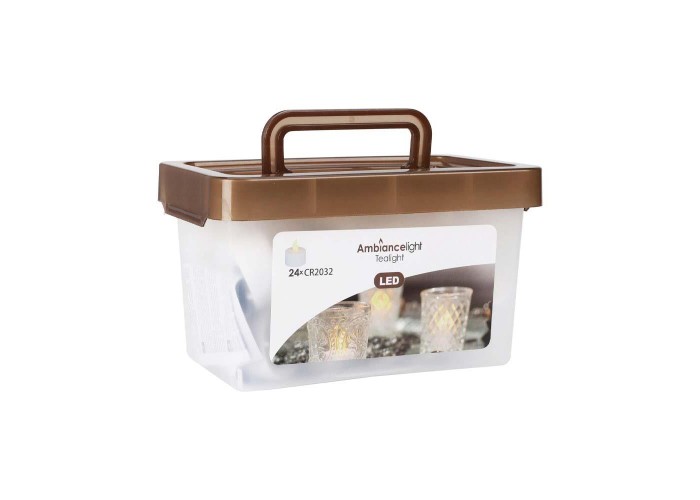 Σετ 24 LED ρεσώ θερμό λευκό φως Σετ 24 LED ρεσώ θερμό λευκό φως